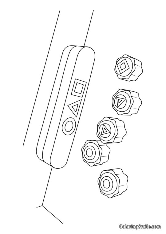 Kong de Squid Game 2 - Página para Colorear