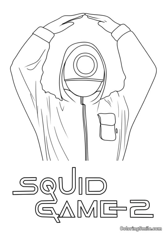 Póster de Squid Game 2 - Página para Colorear