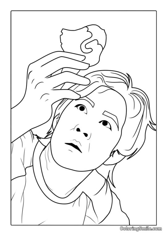 Galleta de Squid Game - Página para Colorear