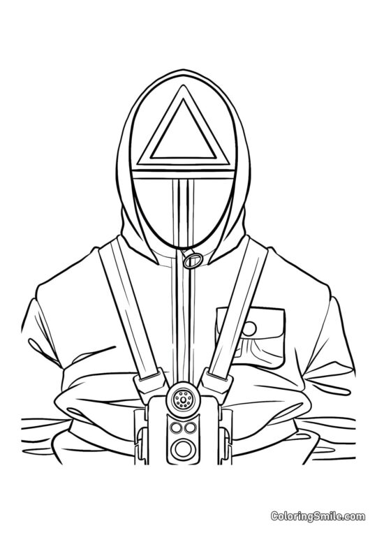 Soldado Squid Game 2 - Página para Colorear