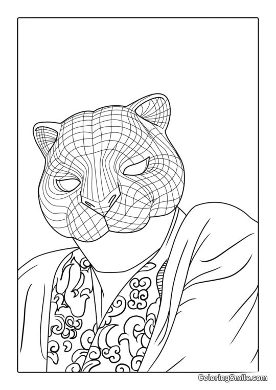 Espectador de Squid Game - Página para Colorear