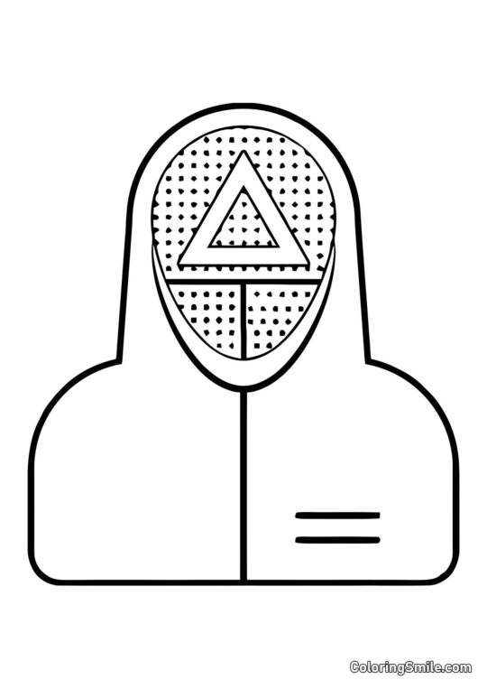 Soldado de Squid Game - Página para Colorear