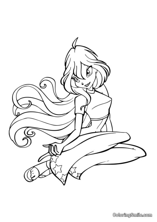 Bloom Conoce el Secreto Bloom Conoce el Secreto - Página para Colorear