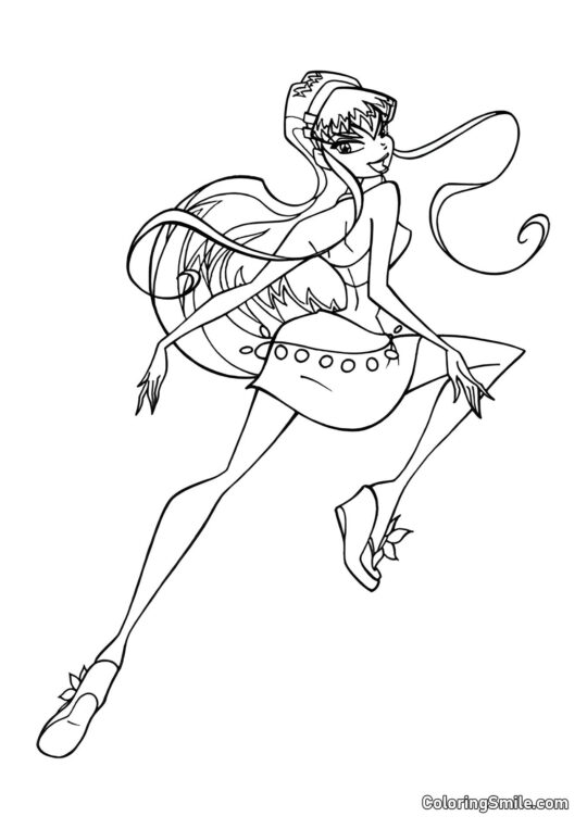 Los Zapatos Favoritos de Stella Los Zapatos Favoritos de Stella - Página para Colorear