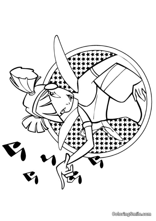 Musa Sabe de Música Musa Sabe de Música - Página para Colorear