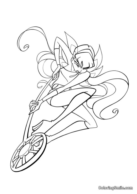 Stella en Desesperación Stella en Desesperación - Página para Colorear