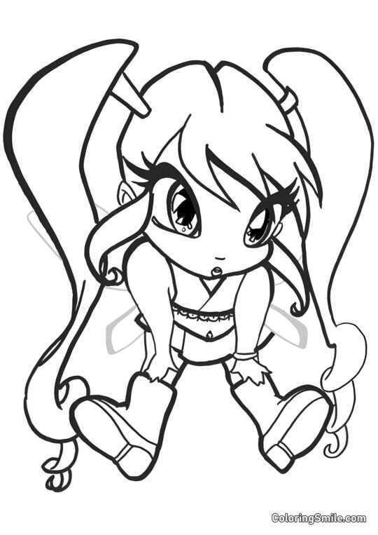 Pixie Chatta Pixie Chatta - Página para Colorear