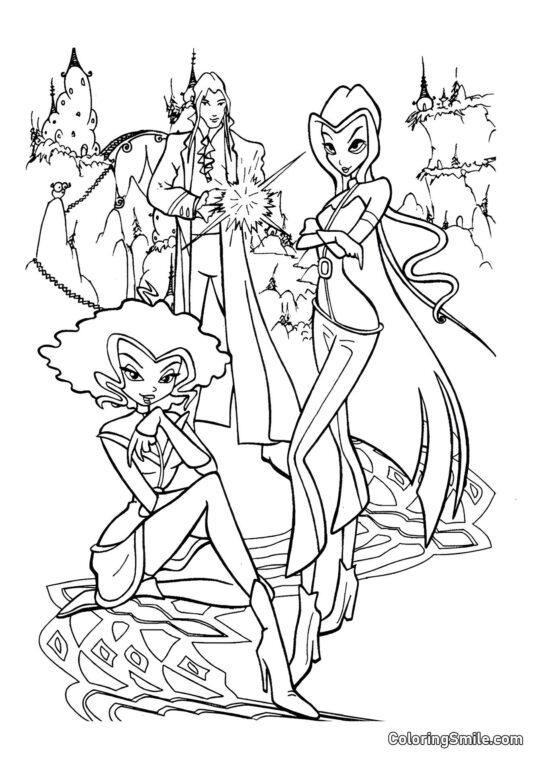 El Ingenioso Plan de Trix El Ingenioso Plan de Trix - Página para Colorear