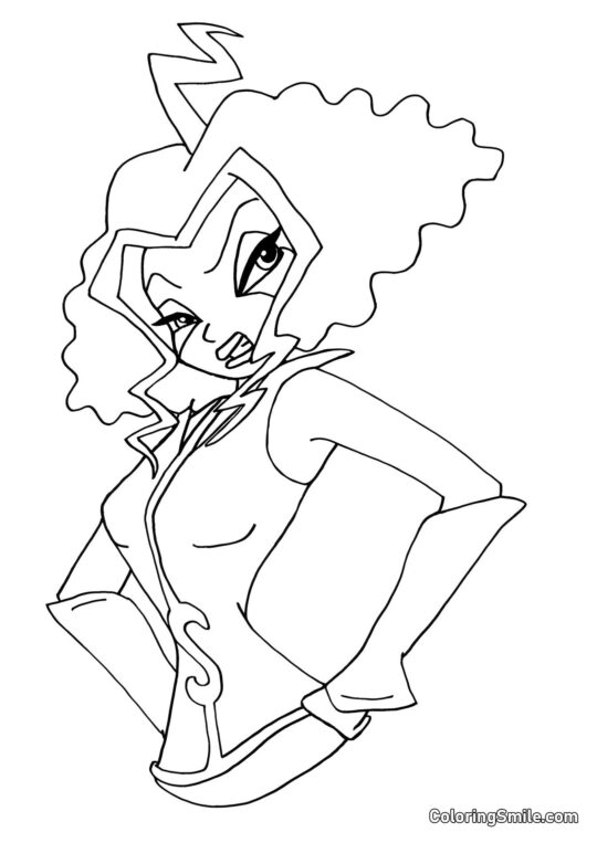 Stormy Como Siempre de Mal Humor Stormy Como Siempre de Mal Humor - Página para Colorear