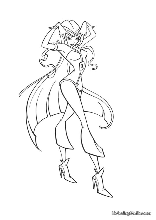 Darcy Usa Su Magia Darcy Usa Su Magia - Página para Colorear