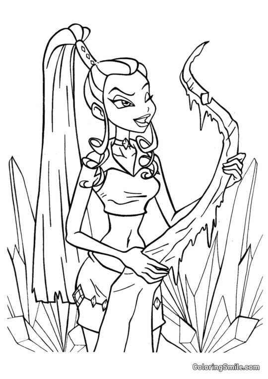 Icy Satisfecha Contigo Misma Icy Satisfecha Contigo Misma - Página para Colorear