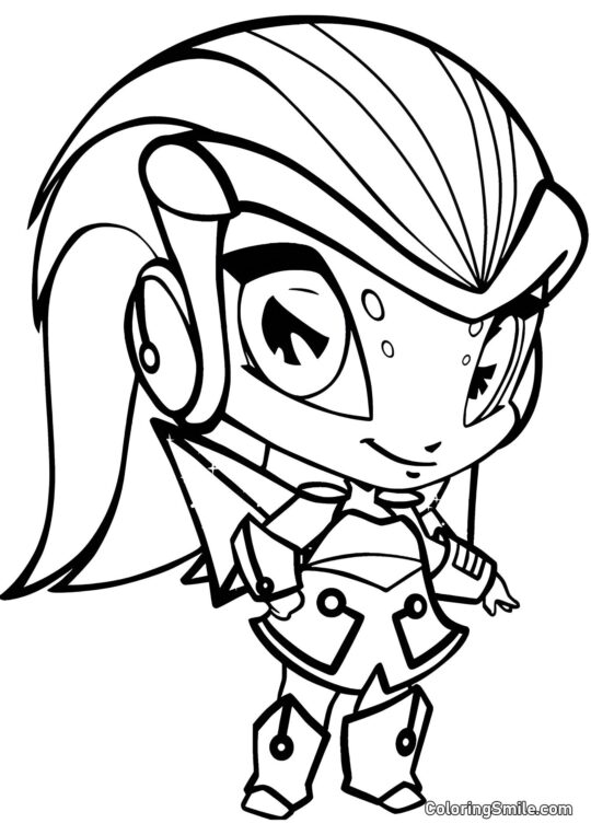 Pixie Digit Pixie Digit - Página para Colorear