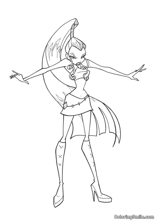 Icy Enfurecida Icy Enfurecida - Página para Colorear