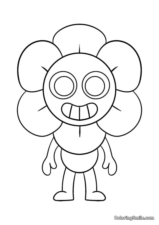 Dendy del Mundo de Dendy - Página para Colorear