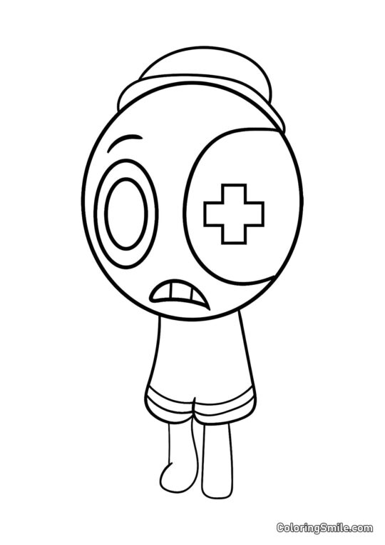 Astro del Mundo de Dendy - Página para Colorear