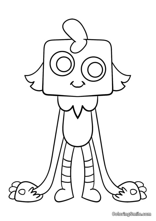 Gub del Mundo de Dendy - Página para Colorear