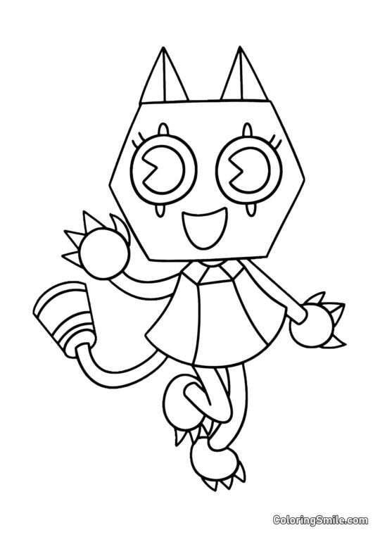 Scraps del Mundo de Dendy - Página para Colorear