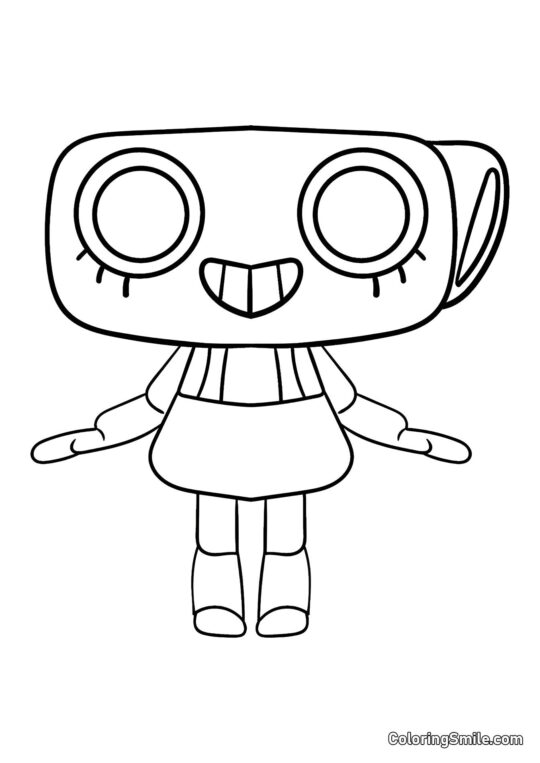 Shelly del Mundo de Dendy - Página para Colorear