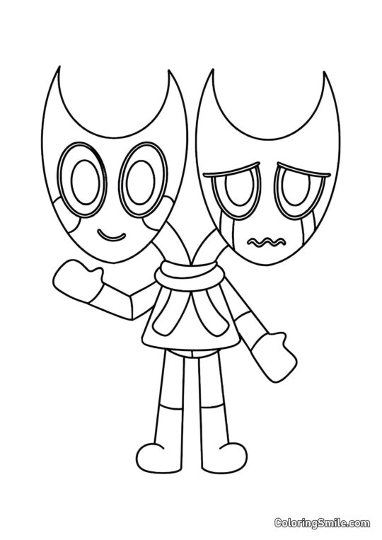 Razzle y Dazzle del Mundo de Dendy - Página para Colorear
