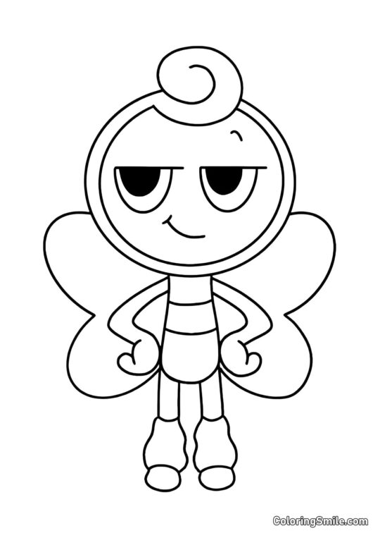 Glissen del Mundo de Dendy - Página para Colorear