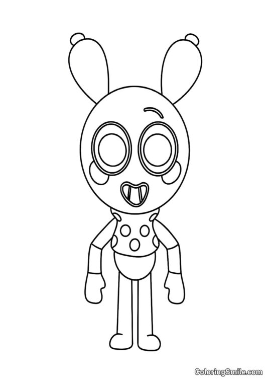 Louie del Mundo de Dendy - Página para Colorear