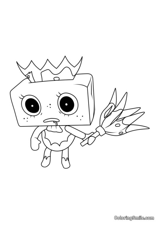 Tisha Torcida - Página para Colorear