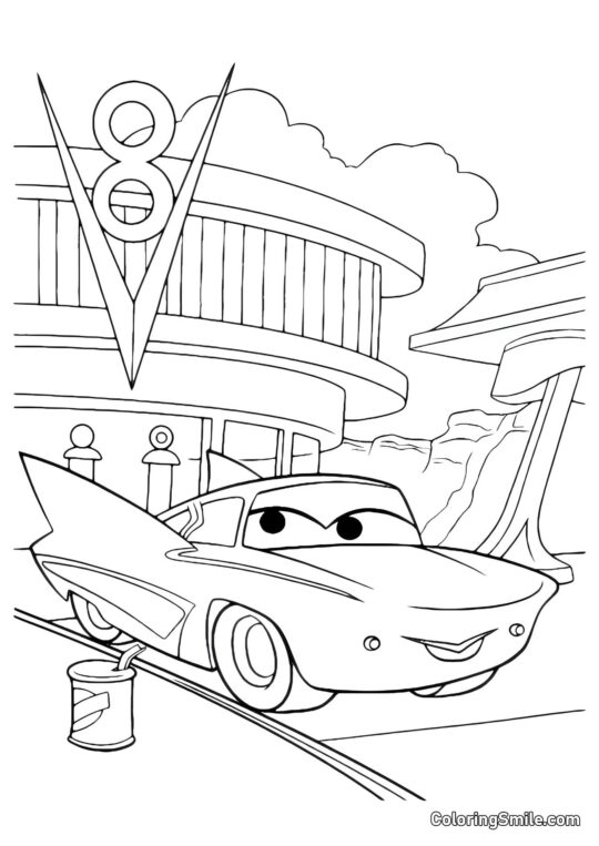 Flo - Página para Colorear