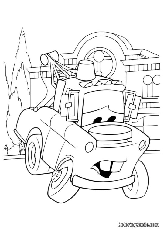 Mater triste - Página para Colorear