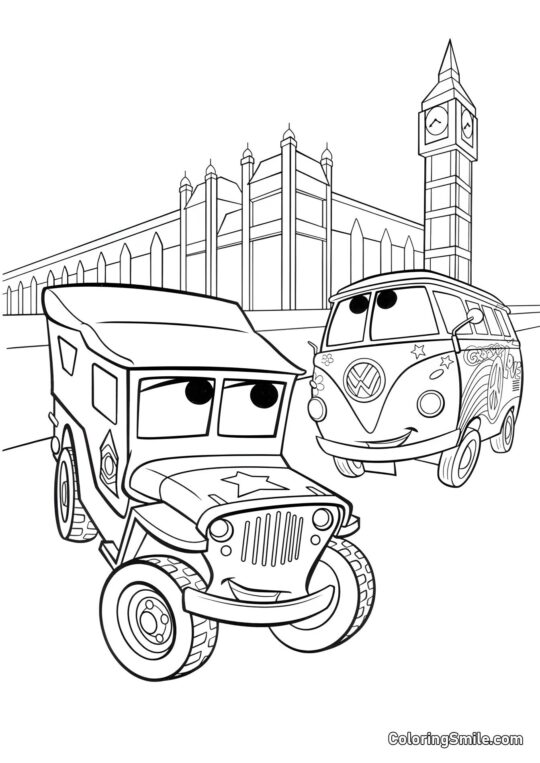 Fillmore en Londres - Página para Colorear